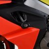 R&G CP0511BL Aero padací chrániče (Drill-kit) Aprilia RS 660 černé